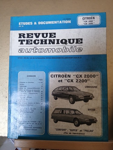 Revue technique automobile rta - automobile,