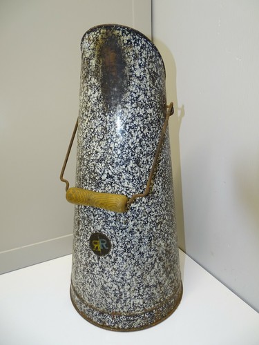 Ancien seau charbon tole - -ancien,