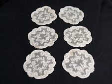 6 dessous de verre napperons