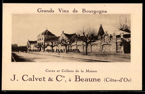 Cpa beaune côte caves - beaune, /côte-d´or,