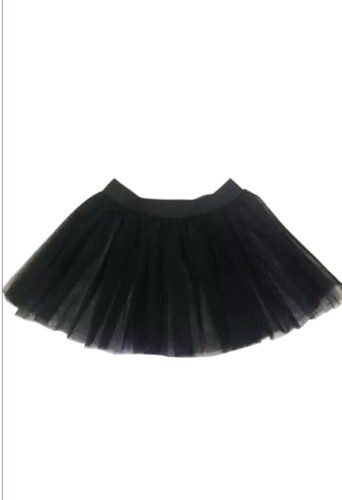 Plain layer black tutu - plain,