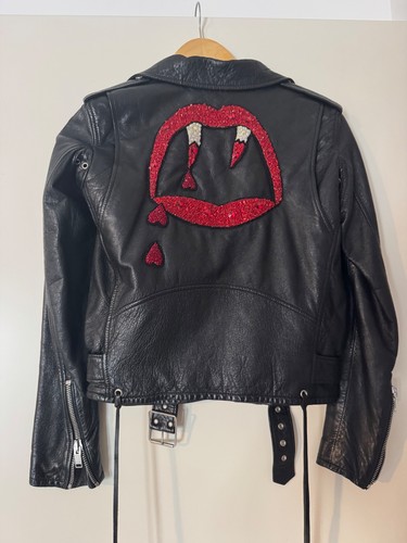 Blouson biker rock cuir - blouson,