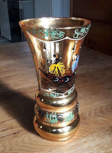 Grand vase 25cm signé - grand,