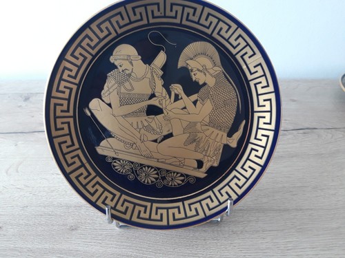 Assiette mural grecque - assiette,
