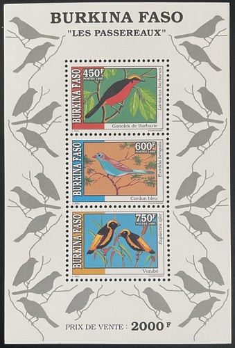 Burkina faso 1995 50 - yt, bl.
