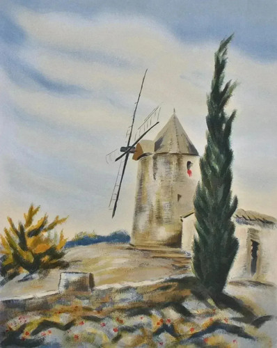 Zarou moulin provençal - moulin,