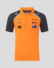 Mclaren F1 2025 Officiel Équipe Oscar Piastri Polo Papaye Orange Sans GB Bateau