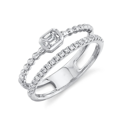 émeraude coupe diamant double - diamant,