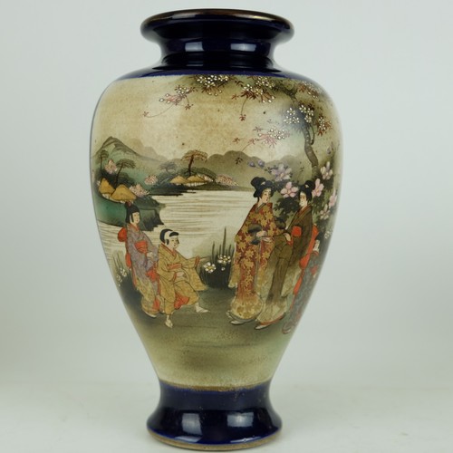 Vase figurines satsuma fond - satsuma,