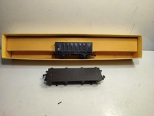 MECCANO/HORNBY  HO LOT 2 WAGON PLATEAU + TOMBEREAU A CHARBON  BON ETAT