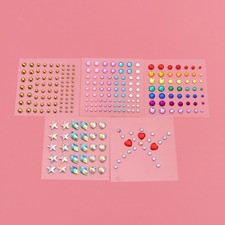  5 Sheets Strass Autocollants Brillants Pierres Précieuses Autocollantes