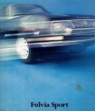 Brochure Lancia Fulvia Sport Zagato 1970 Italiano Français English Deutsch