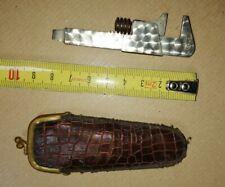 clé à molette miniature bijou tournevis VERJOUX BABY étui cuir façon croco 