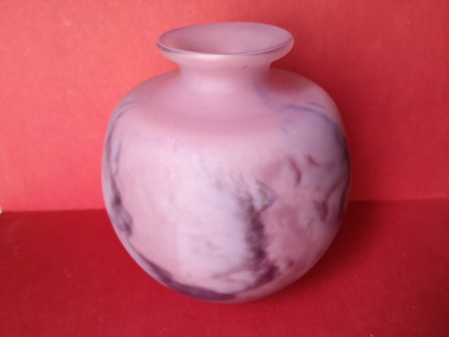 Vase boule pâte verre - vase,