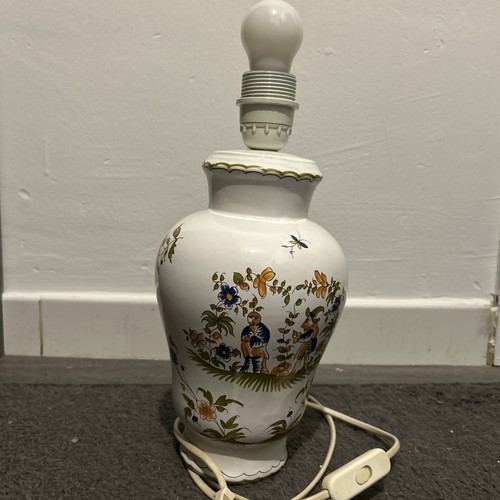 Lampe vintage faïence - vintage, en