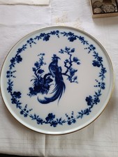 Porcelaine De Limoges Ancienne Plat Rond Tarte Gâteau Coq Faisan 32 Cm TBE