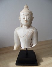 Antique Ancien BUDDHA BOUDDHA Birman Birmanie pierre marbre