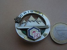 insigne ski    cristal  federation francaise ski   ( ski )