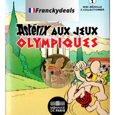 Monnaie De Paris Médaille Astérix Aux Jeux Olympiques 2024  Livraison Rapide