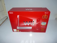console nintendo wii rouge 25th anniversaire édition super mario bros / neuve