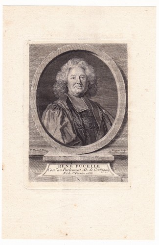 Portrait xviiie abbé rené - portrait,