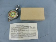 KURVENMESSER CURVIMETRE mesureur de distance carte WW2 MILITARIA + boite 
