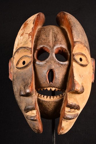 Masque ancien bakongo - bakongo, africain