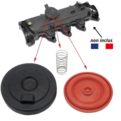 Soupape membrane couvercle - soupape,