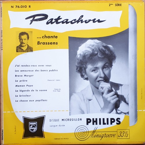 Patachou chante brassens - chante, rare