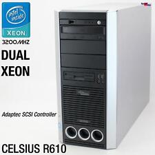 FSC Fujitsu Siemens Celsius R610 4GB Dual Xeon Ordinateur WORKSTATIONPS150-D1357
