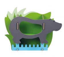Hippopotame porte manteaux kit