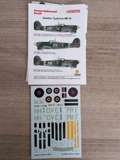Décalcomanies Maquette Avion 1:72 TYPHOON 