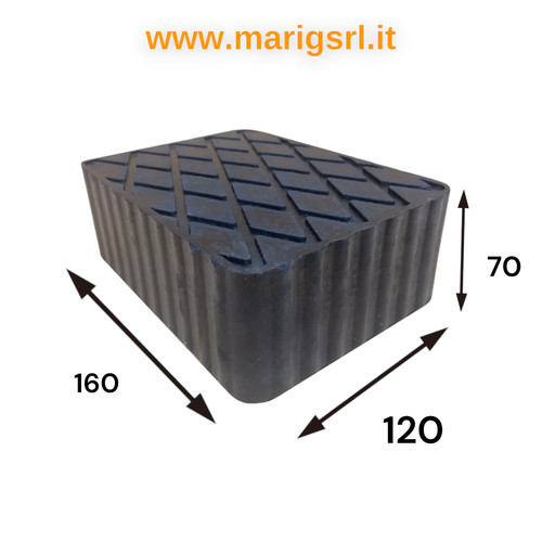 Tampons caoutchouc 70 - 70, mm