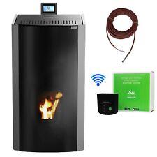 Aquifère Poêle à Pellets 18 - 24kW Chaudière Pelletkamin Avec App Contrôleur