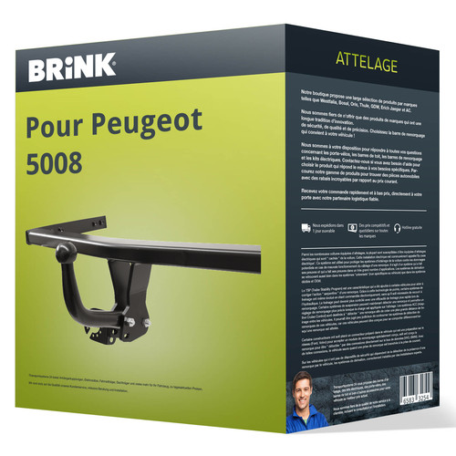Attelage pour peugeot 5008 - pour,