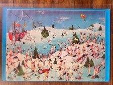 Affiche 1977 humour ski de Roger Blachon