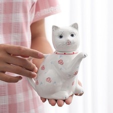 Théière de chat de dessin