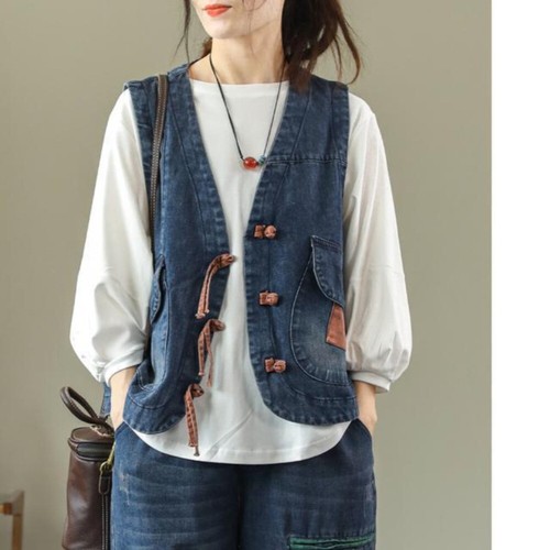 Chinois femmes gilet jeans - femmes,