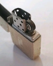  Ancien BRIQUET  ESSENCE Storm King Made In USA Park Industries 