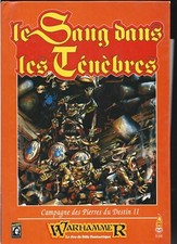 JDR JEU DE ROLE DESCARTES WARHAMMER 1ERE ED LE SANG DANS LES TENEBRES