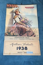 ANCIEN CALENDRIER 1938 MACHINE