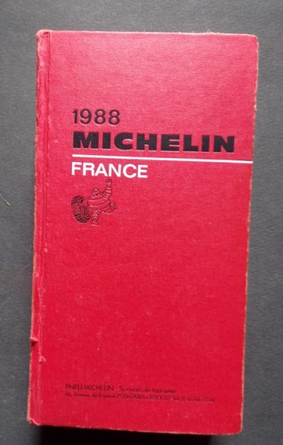 Guide michelin rouge france - §,