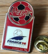 pin's lapel pins Foot coupe du monde 98 France Coca Cola
