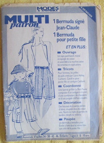Patron modes travaux - patron, et