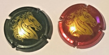Capsule de vin mousseux ou crémant  (tête de chevaux)