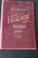ancien agenda illustré GRANDS