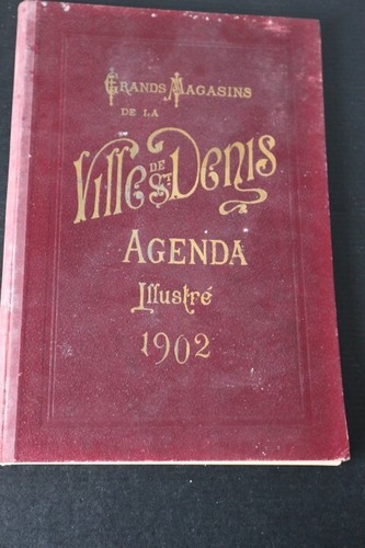 Ancien agenda illustré - agenda, grands