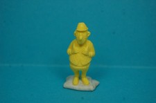 FIGURINE MONOCHROME DUNKIN OMO LUCKY LUKE TELEGRAPHISTE JAUNE