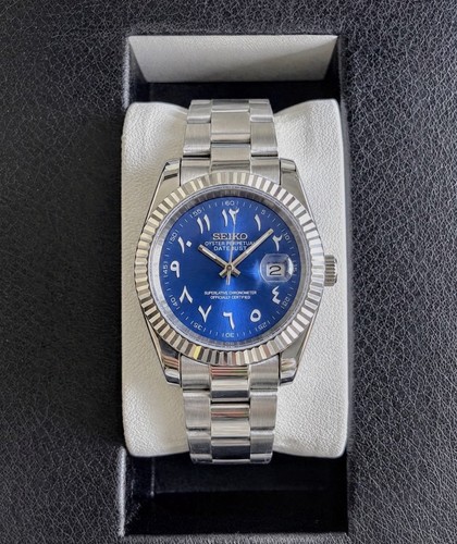 Seiko mod arabic - seiko, bleu