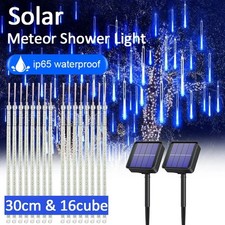 Guirlande solaire pluie de - solaire,